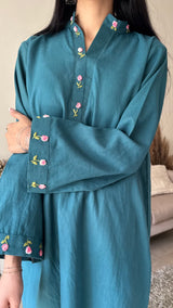 Bluebell hand-embroidered Set