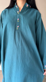 Bluebell hand-embroidered Set