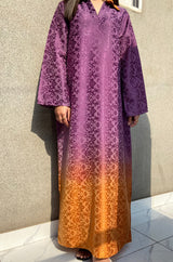 Shaded Purple Long Dress
