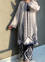 Contrast Printed Co-ord Set