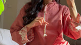 Rosy Embroidered Shirt