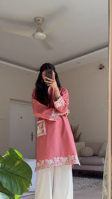 Rosy Embroidered Shirt