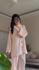 Strawberry Textured Co ord Set
